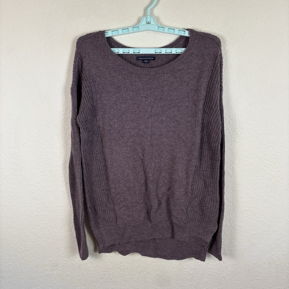 American Eagle Womens Sweater Sz S Small Long Sleeve Solid Comfort Excellent